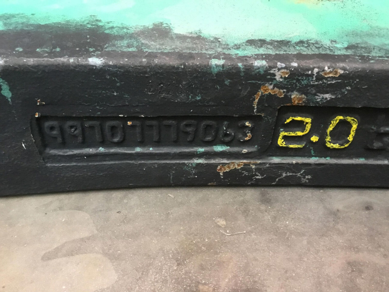 FAUN ATF 60-3 counterweight 2 ton - Atsvara - Autokranas: foto 5 FAUN ATF 60-3 counterweight 2 ton - Atsvara - Autokranas: foto 5