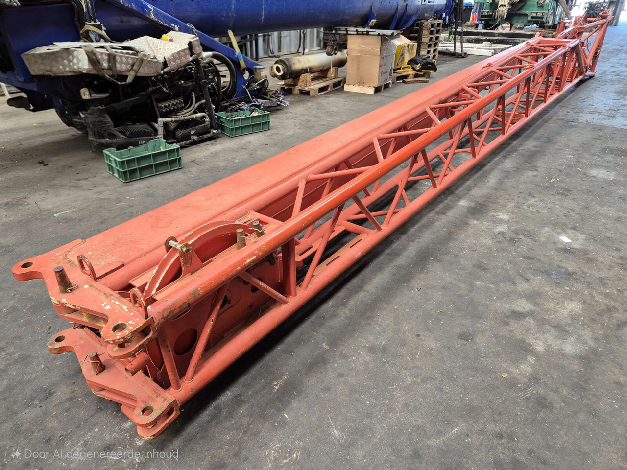 Liebherr LTM 1080-1 double folding jib - Strėlė - Kranas: foto 3 Liebherr LTM 1080-1 double folding jib - Strėlė - Kranas: foto 3