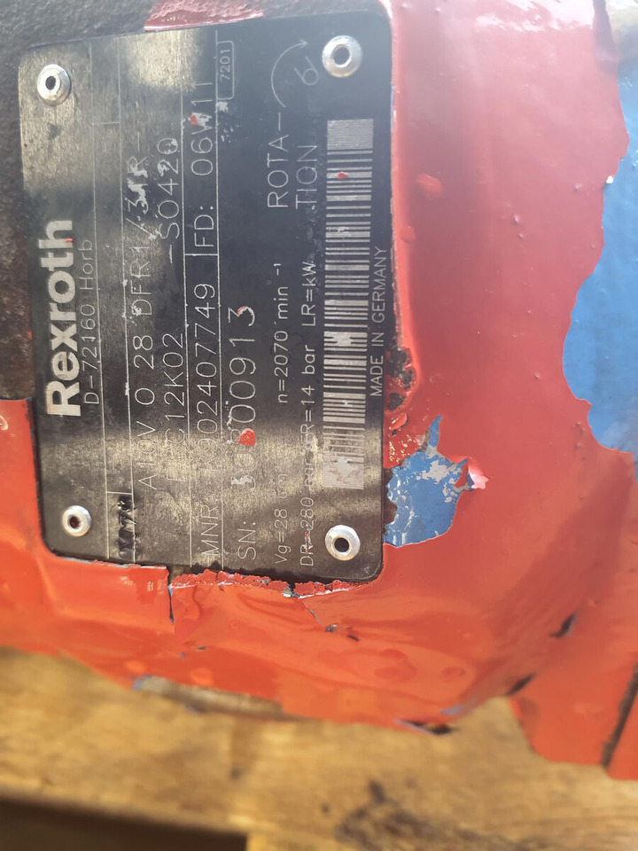 Rexroth Rexroth pump A1OV 0 28 DFR1/31R - Hidraulinis siurblys - Autokranas: foto 4 Rexroth Rexroth pump A1OV 0 28 DFR1/31R - Hidraulinis siurblys - Autokranas: foto 4