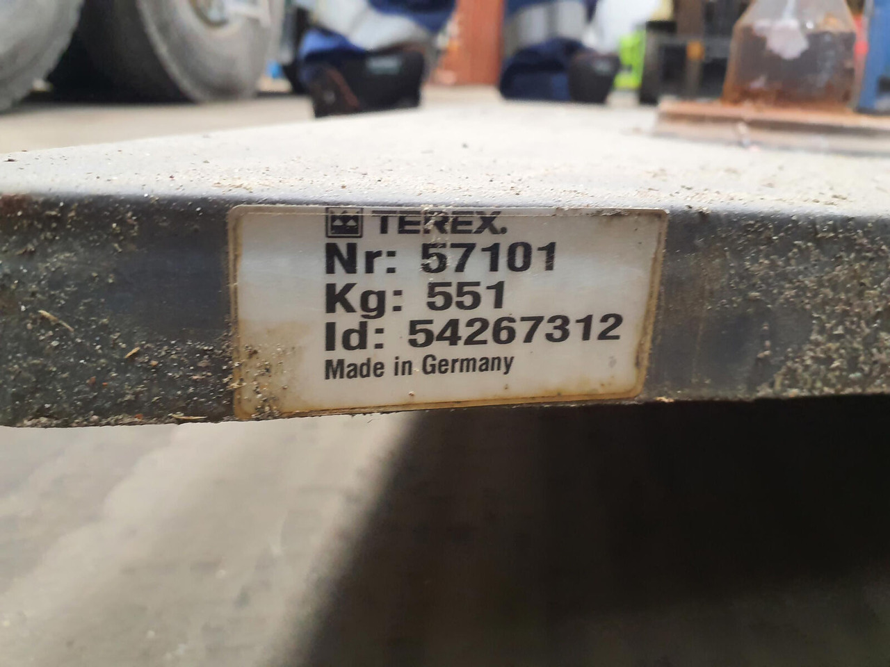 Terex Terex Demag Challenger 4200 counterweight 0.55 Ton - Atsvara - Autokranas: foto 5 Terex Terex Demag Challenger 4200 counterweight 0.55 Ton - Atsvara - Autokranas: foto 5