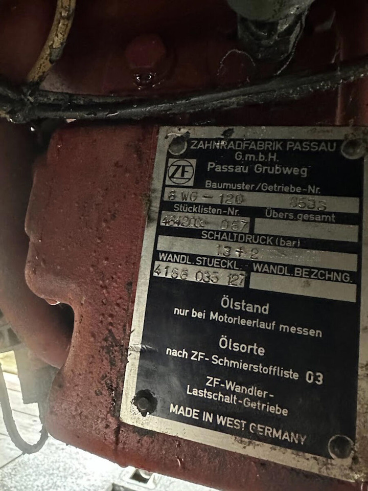 ZF KMK 2025 gearbox 6WG120 - Pavarų dėžė - Autokranas: foto 3 ZF KMK 2025 gearbox 6WG120 - Pavarų dėžė - Autokranas: foto 3