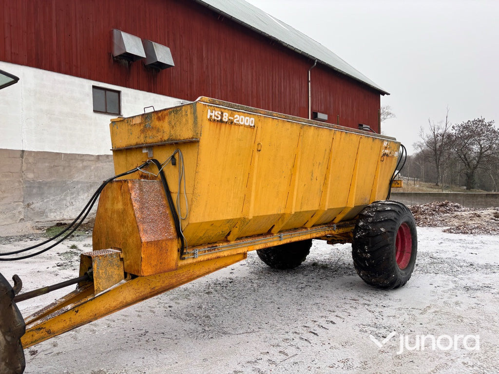 Gödselspridare - Hillspridaren HS8-2000 - Mėšlo kratytuvas: foto 1 Gödselspridare - Hillspridaren HS8-2000 - Mėšlo kratytuvas: foto 1