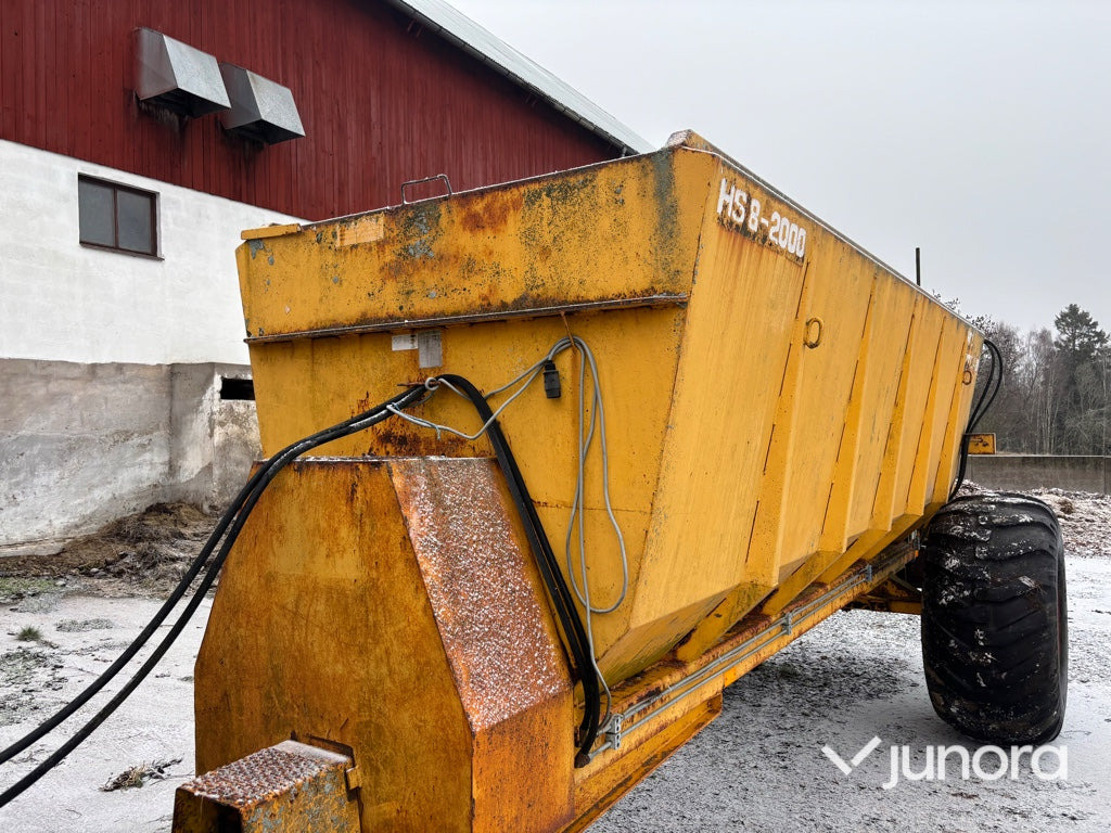 Gödselspridare - Hillspridaren HS8-2000 - Mėšlo kratytuvas: foto 2 Gödselspridare - Hillspridaren HS8-2000 - Mėšlo kratytuvas: foto 2