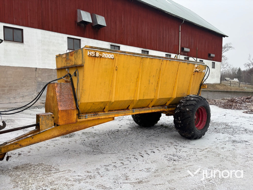 Gödselspridare - Hillspridaren HS8-2000 - Mėšlo kratytuvas: foto 3 Gödselspridare - Hillspridaren HS8-2000 - Mėšlo kratytuvas: foto 3