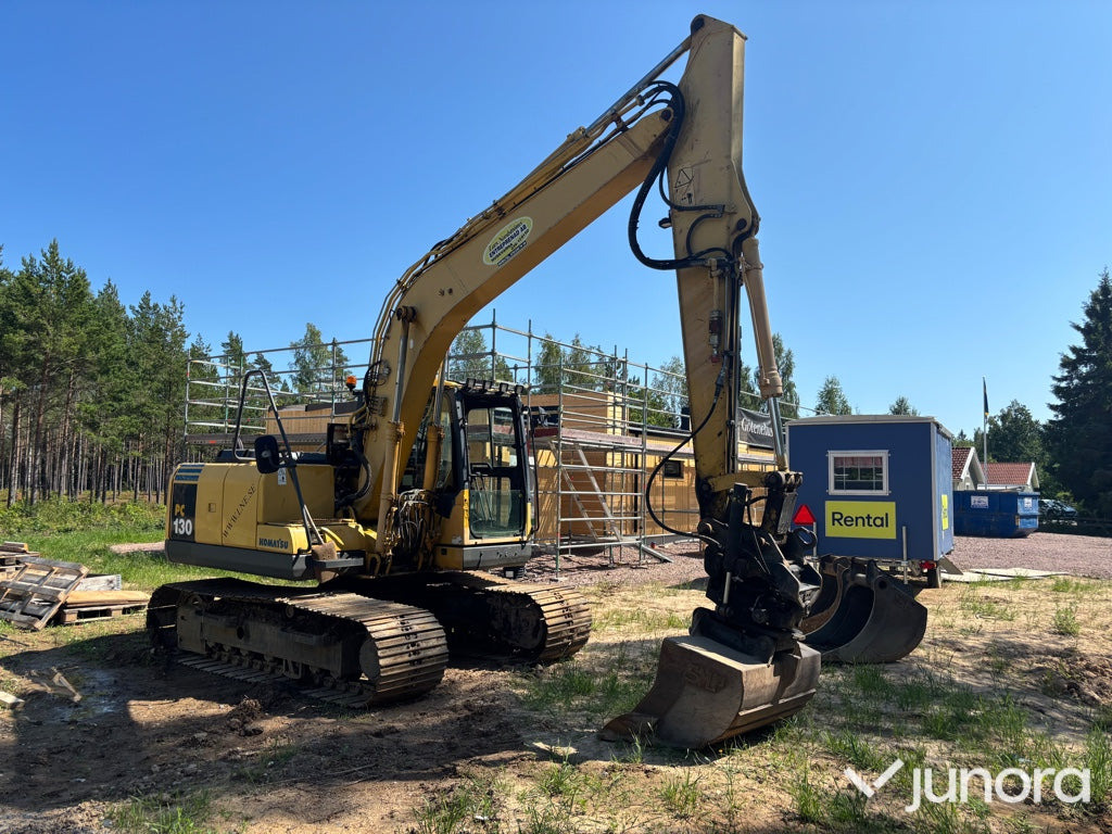 Vikšrinis ekskavatorius Grävmaskin Komatsu PC130: foto 9