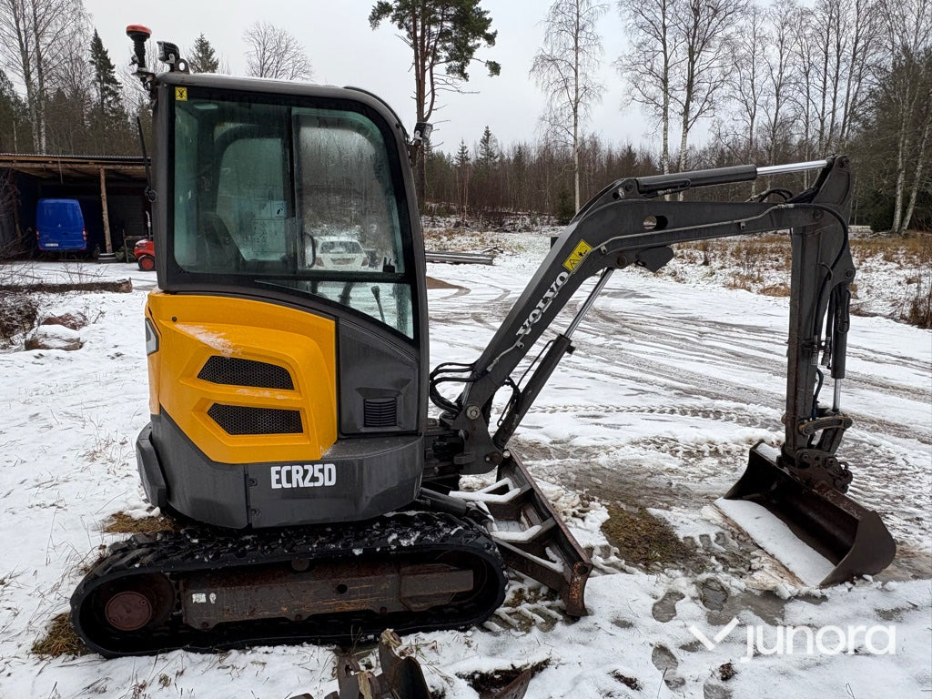 Mini ekskavatorius Grävmaskin - Volvo ECR25D, inkl. redskap: foto 6 Mini ekskavatorius Grävmaskin - Volvo ECR25D, inkl. redskap: foto 6