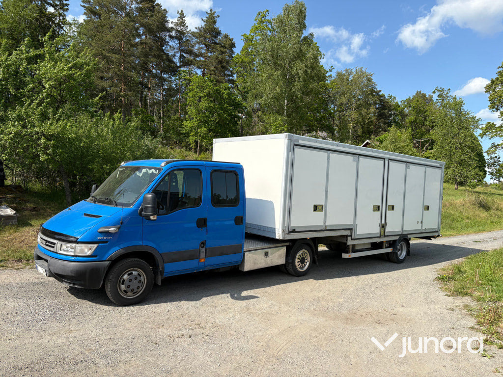 Iveco Daily lastbil inkl. trailer - BE vilkikas, Komercinis automobilis su dviguba kabina: foto 2 Iveco Daily lastbil inkl. trailer - BE vilkikas, Komercinis automobilis su dviguba kabina: foto 2