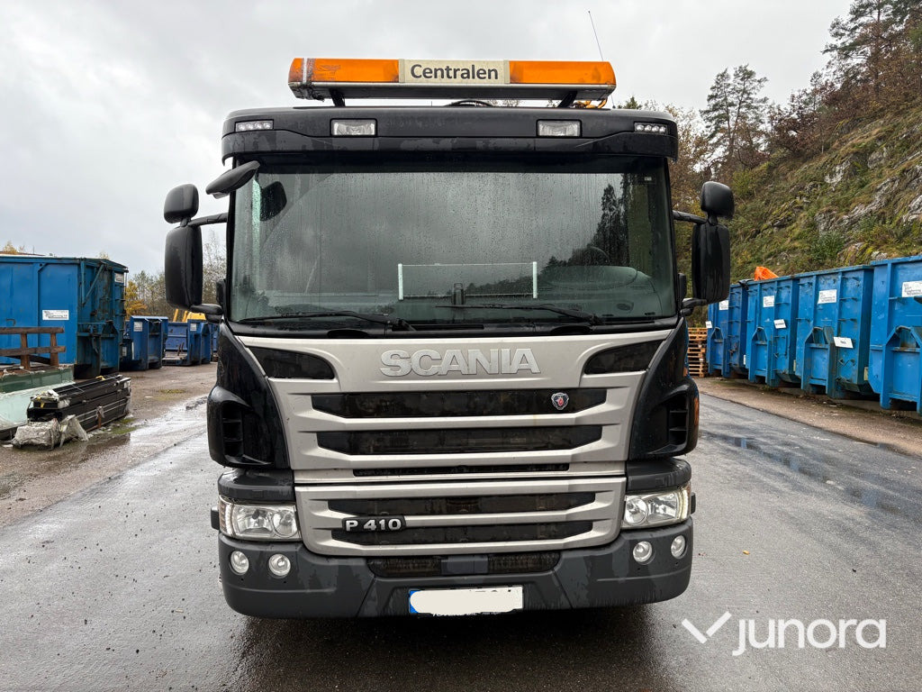 Kranbil - Scania P410, HiAB-kran - Platforminis/ Bortinis sunkvežimis, Sunkvežimis su kranu: foto 4 Kranbil - Scania P410, HiAB-kran - Platforminis/ Bortinis sunkvežimis, Sunkvežimis su kranu: foto 4