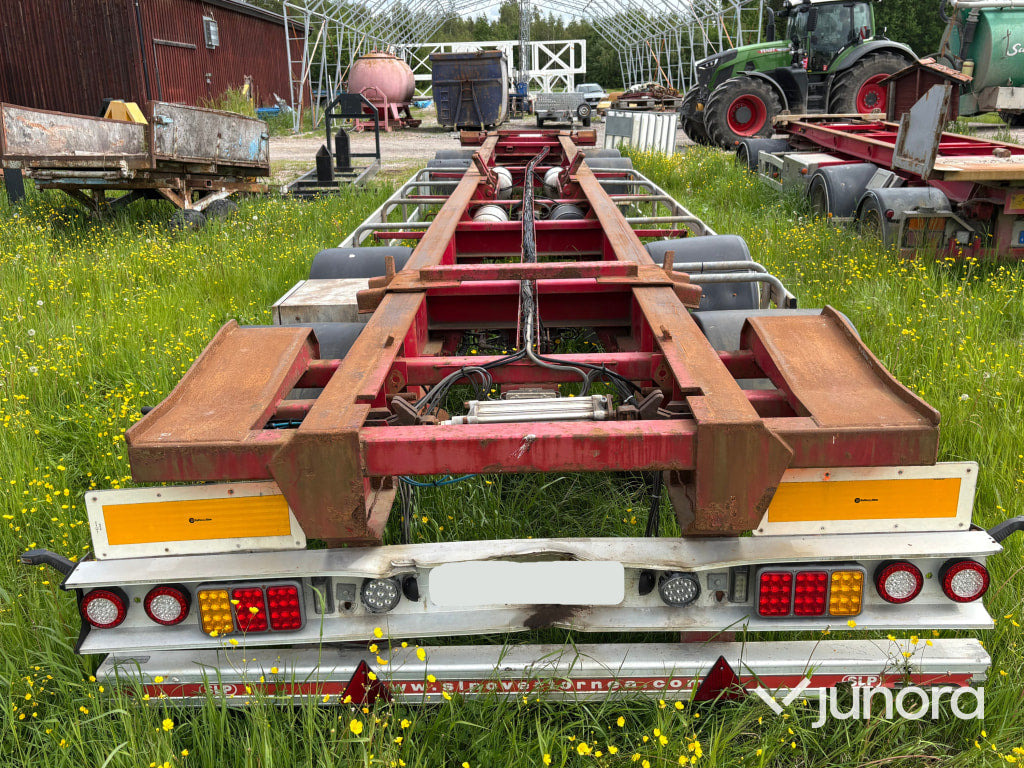 Lastväxlarflak - Konteineris-vežimus/ Sukeisti kūną priekaba: foto 1 Lastväxlarflak - Konteineris-vežimus/ Sukeisti kūną priekaba: foto 1