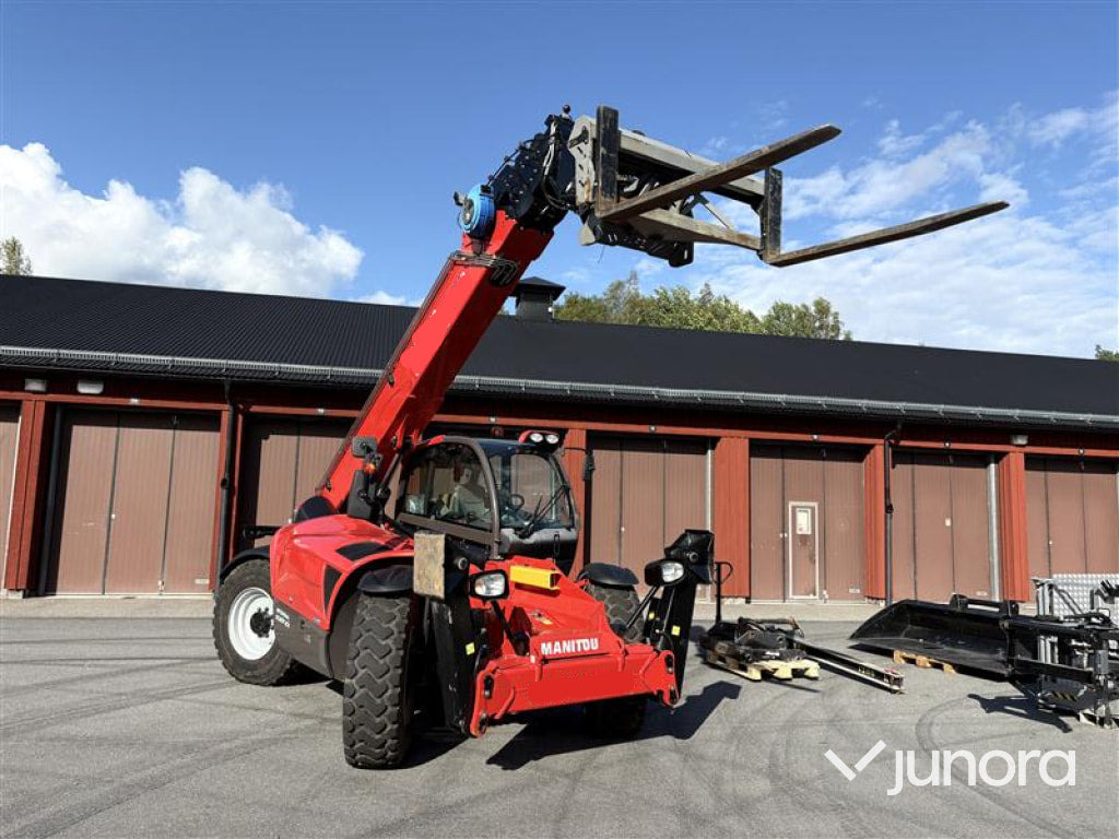 Teleskoplastare MANITOU MT 1840 HA ST4 - flera tillbehör & redskap - Teleskopinis krautuvas: foto 1 Teleskoplastare MANITOU MT 1840 HA ST4 - flera tillbehör & redskap - Teleskopinis krautuvas: foto 1