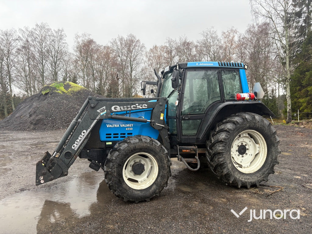 Traktor - Valtra 6550-4 med frontlastare - Traktorius: foto 2 Traktor - Valtra 6550-4 med frontlastare - Traktorius: foto 2