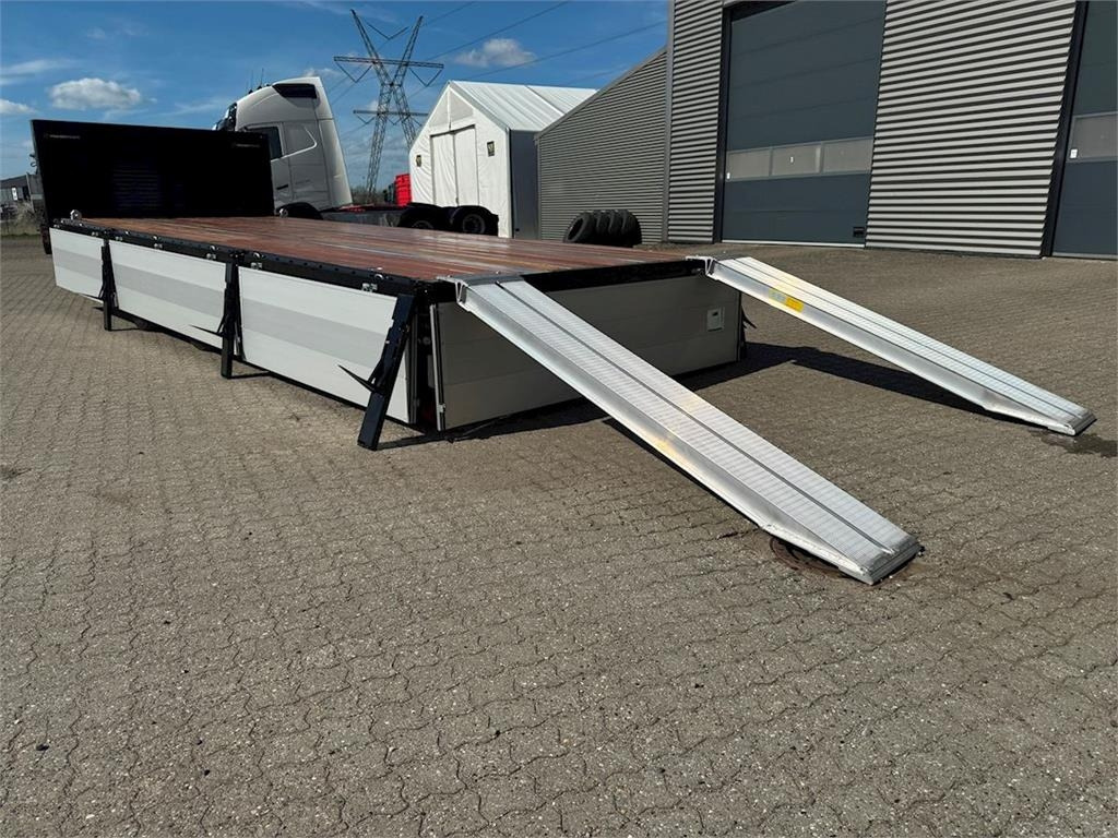Hangler 3-aks kærre alu-sider + alu-ramper - Platforminė/ Bortinė priekaba: foto 2 Hangler 3-aks kærre alu-sider + alu-ramper - Platforminė/ Bortinė priekaba: foto 2