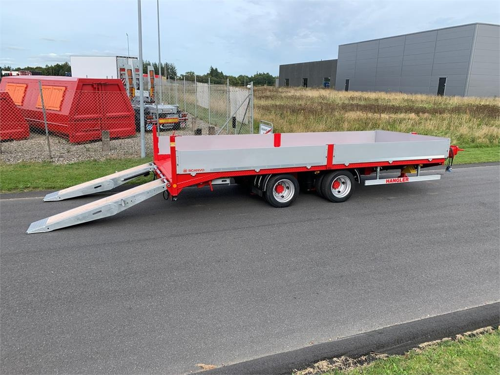 Hangler TPS-H 140 2 akslet kærre med ramper - Žemo profilio platforma priekaba: foto 3 Hangler TPS-H 140 2 akslet kærre med ramper - Žemo profilio platforma priekaba: foto 3