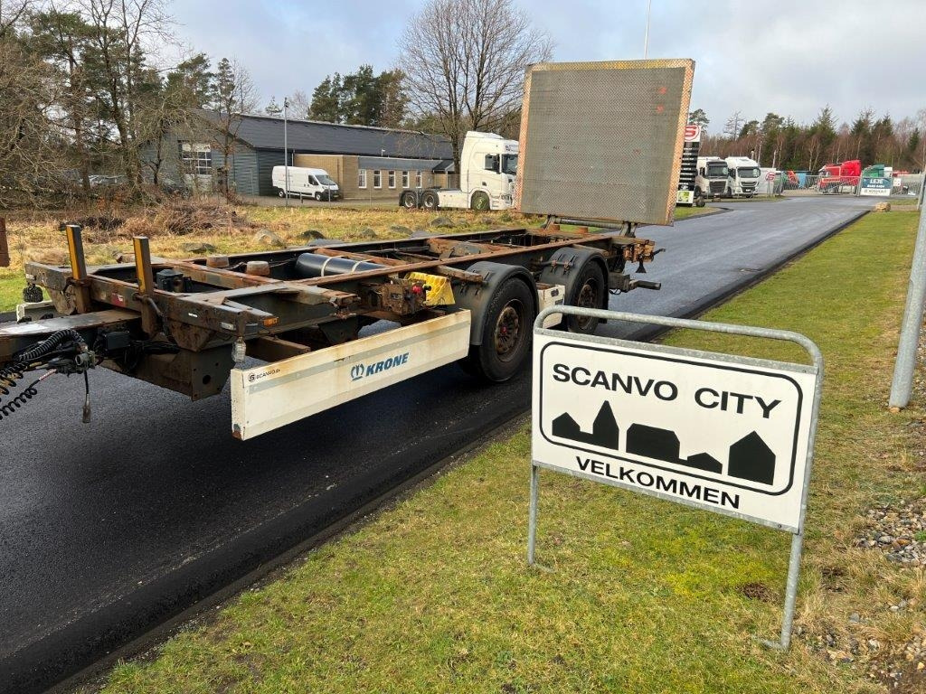 Krone ZZW 18 EL containerlåse - zepro lift - Konteineris-vežimus/ Sukeisti kūną priekaba: foto 1 Krone ZZW 18 EL containerlåse - zepro lift - Konteineris-vežimus/ Sukeisti kūną priekaba: foto 1