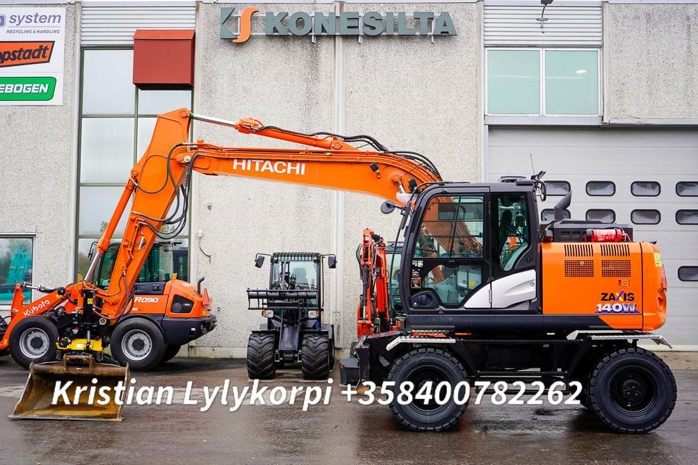 Hitachi ZX140W-6 ENGCONILLA - Ratinis ekskavatorius: foto 1 Hitachi ZX140W-6 ENGCONILLA - Ratinis ekskavatorius: foto 1