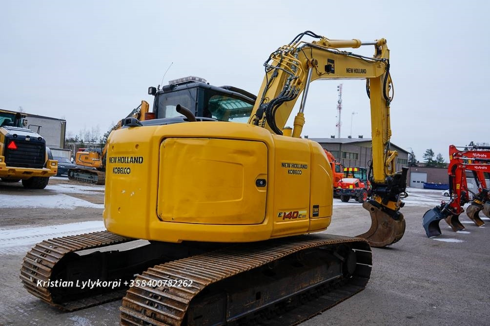 New Holland E140CSR PYÖRITTÄJÄLLÄ - Vikšrinis ekskavatorius: foto 5 New Holland E140CSR PYÖRITTÄJÄLLÄ - Vikšrinis ekskavatorius: foto 5
