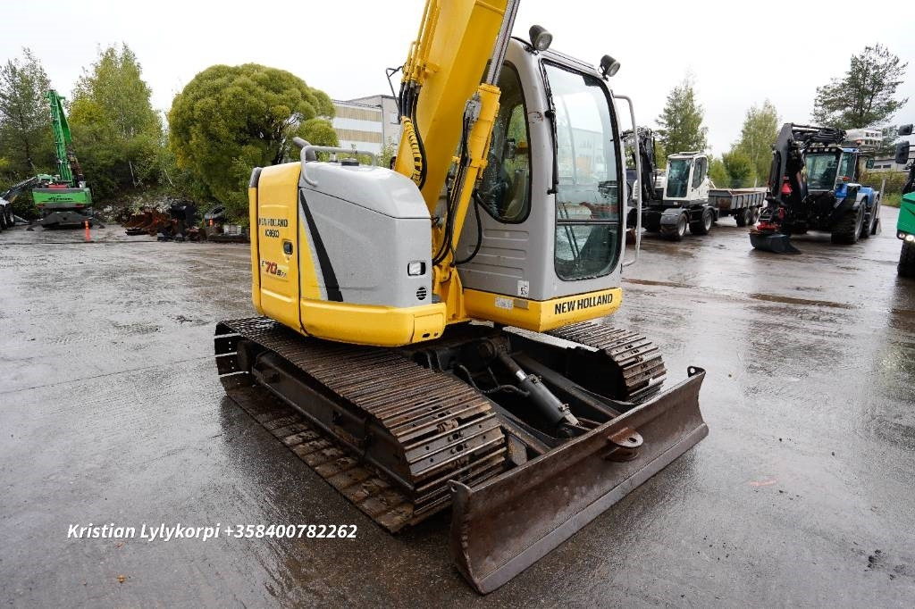 Mini ekskavatorius New Holland E70BSR ENGCON PIHDEILLÄ: foto 8