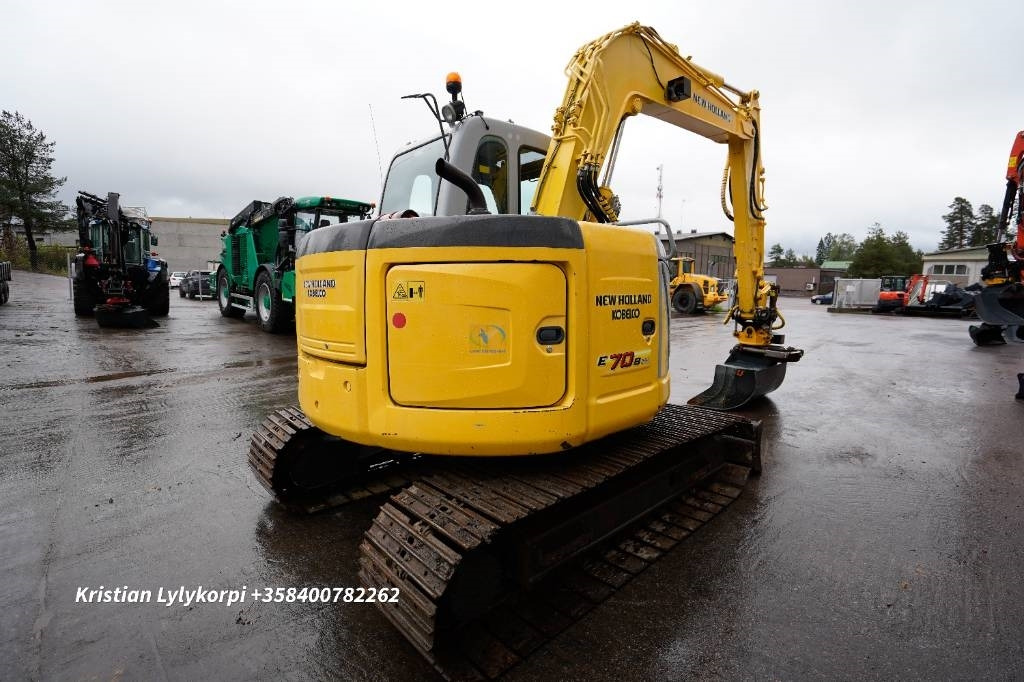 Mini ekskavatorius New Holland E70BSR ENGCON PIHDEILLÄ: foto 6