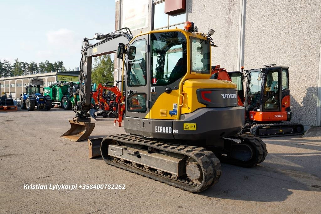Volvo ECR88D PRO PIENET TUNNIT - Mini ekskavatorius: foto 2 Volvo ECR88D PRO PIENET TUNNIT - Mini ekskavatorius: foto 2