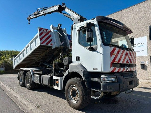 Renault Kerax 420dCi. 6X4. Hiab 144. Klima. - Hook-lift sunkvežimis, Sunkvežimis su kranu: foto 1 Renault Kerax 420dCi. 6X4. Hiab 144. Klima. - Hook-lift sunkvežimis, Sunkvežimis su kranu: foto 1