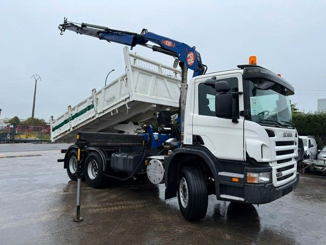 Scania PRT 380. 6x4. Kipper + Kran PM 16 Funk. Klima. - Savivartis sunkvežimis, Sunkvežimis su kranu: foto 3 Scania PRT 380. 6x4. Kipper + Kran PM 16 Funk. Klima. - Savivartis sunkvežimis, Sunkvežimis su kranu: foto 3