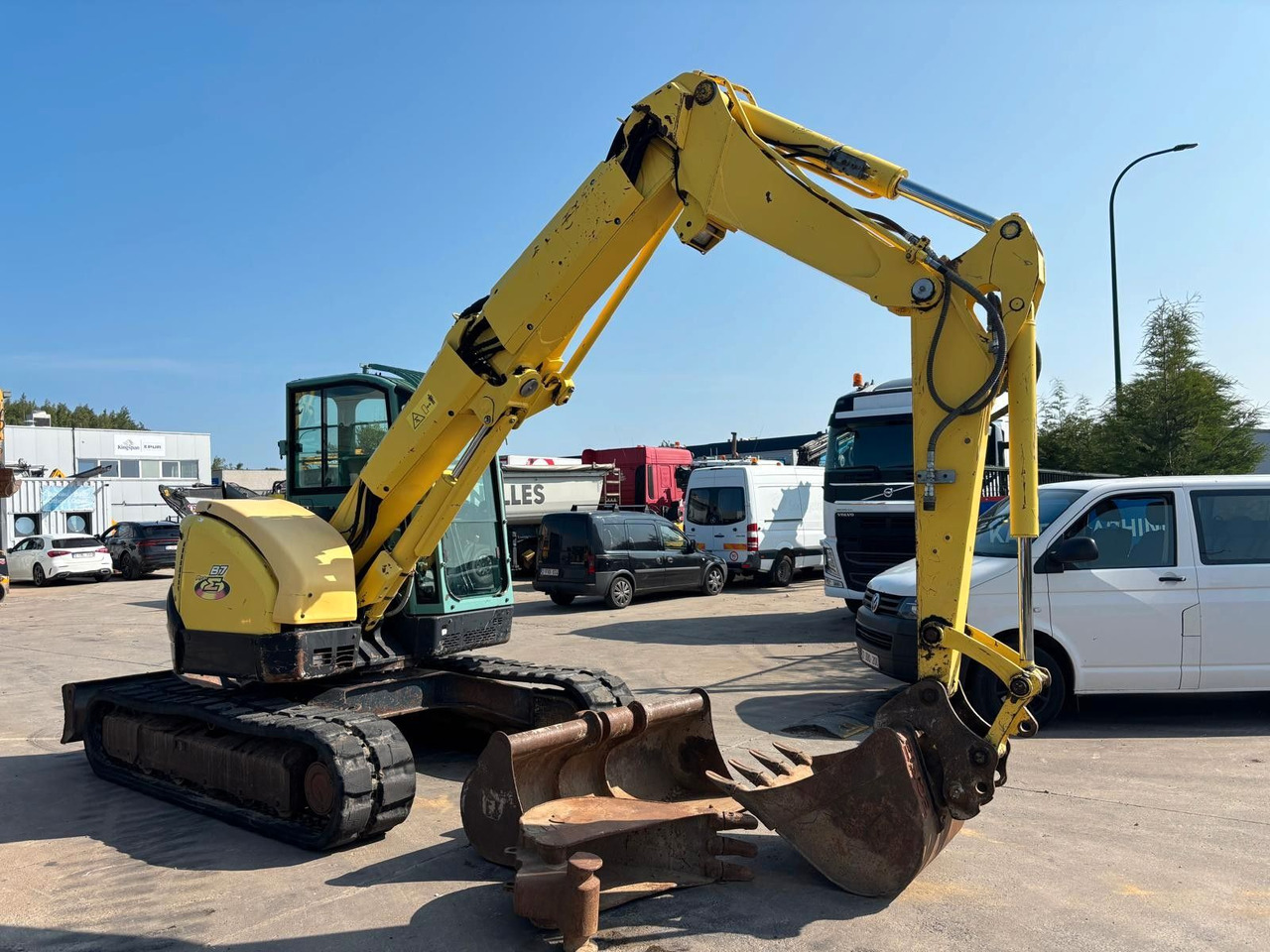 Yanmar B7 Sigma. 3 Löffel. - Mini ekskavatorius: foto 5 Yanmar B7 Sigma. 3 Löffel. - Mini ekskavatorius: foto 5