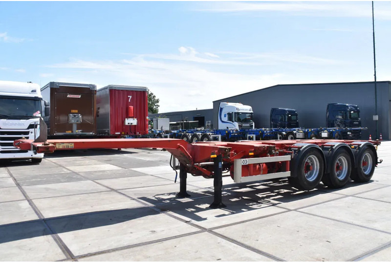 Nooteboom containerchassis - LIFT AXLE - DISC BRAKES - BPW AXLES - 2 x EXTENDABLE - - Konteineris-vežimus/ Sukeisti kūną puspriekabė: foto 5 Nooteboom containerchassis - LIFT AXLE - DISC BRAKES - BPW AXLES - 2 x EXTENDABLE - - Konteineris-vežimus/ Sukeisti kūną puspriekabė: foto 5