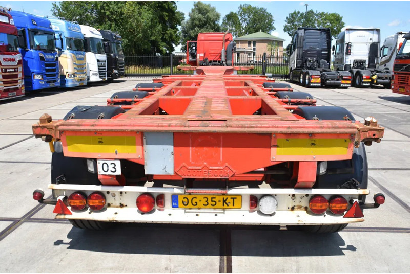 Nooteboom containerchassis - LIFT AXLE - DISC BRAKES - BPW AXLES - 2 x EXTENDABLE - - Konteineris-vežimus/ Sukeisti kūną puspriekabė: foto 3 Nooteboom containerchassis - LIFT AXLE - DISC BRAKES - BPW AXLES - 2 x EXTENDABLE - - Konteineris-vežimus/ Sukeisti kūną puspriekabė: foto 3
