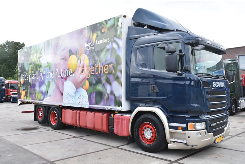 Scania R450 HL 6x2 + THERMO KING TS-300 - RETARDER - WHEELBASE: 510 CM - AIRCO - - Refrižeratorius sunkvežimis: foto 1 Scania R450 HL 6x2 + THERMO KING TS-300 - RETARDER - WHEELBASE: 510 CM - AIRCO - - Refrižeratorius sunkvežimis: foto 1