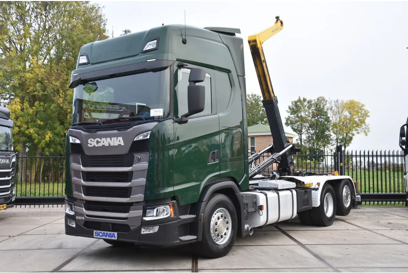 Scania S500 NGS 6x2*4 - HOOKLIFT - RETARDER - 375 TKM - PARK. AIRCO - WHEELBASE: 475 CM - PTO - EXCELLENT CONDITION - - Hook-lift sunkvežimis: foto 1 Scania S500 NGS 6x2*4 - HOOKLIFT - RETARDER - 375 TKM - PARK. AIRCO - WHEELBASE: 475 CM - PTO - EXCELLENT CONDITION - - Hook-lift sunkvežimis: foto 1