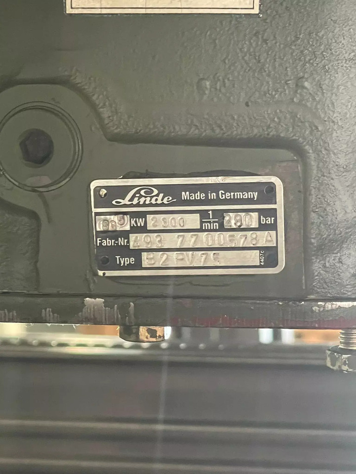 LINDE B2PV75 - Hidraulinis siurblys - Statybinė technika: foto 5 LINDE B2PV75 - Hidraulinis siurblys - Statybinė technika: foto 5
