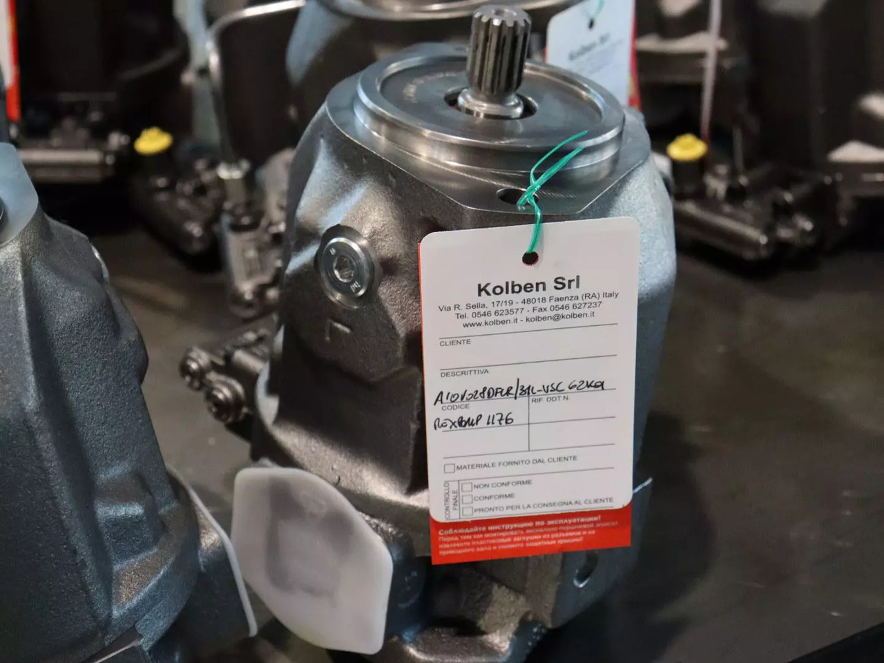 REXROTH A10VO28DFLR/31L-VSC62K01 - Hidraulinis siurblys - Statybinė technika: foto 1 REXROTH A10VO28DFLR/31L-VSC62K01 - Hidraulinis siurblys - Statybinė technika: foto 1