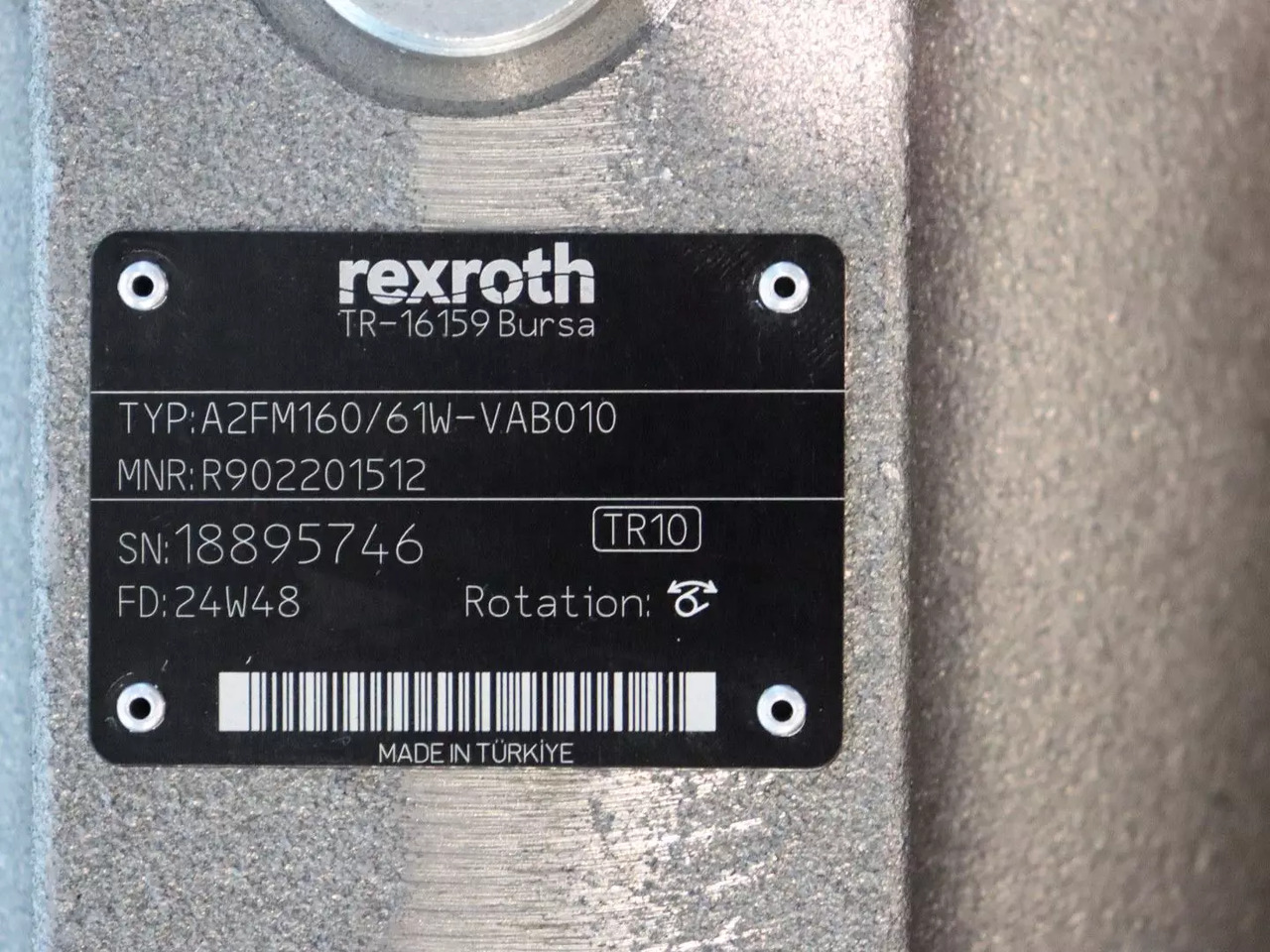 REXROTH A2FM160/61W-VAB010 - Hidraulinis variklis - Statybinė technika: foto 3 REXROTH A2FM160/61W-VAB010 - Hidraulinis variklis - Statybinė technika: foto 3