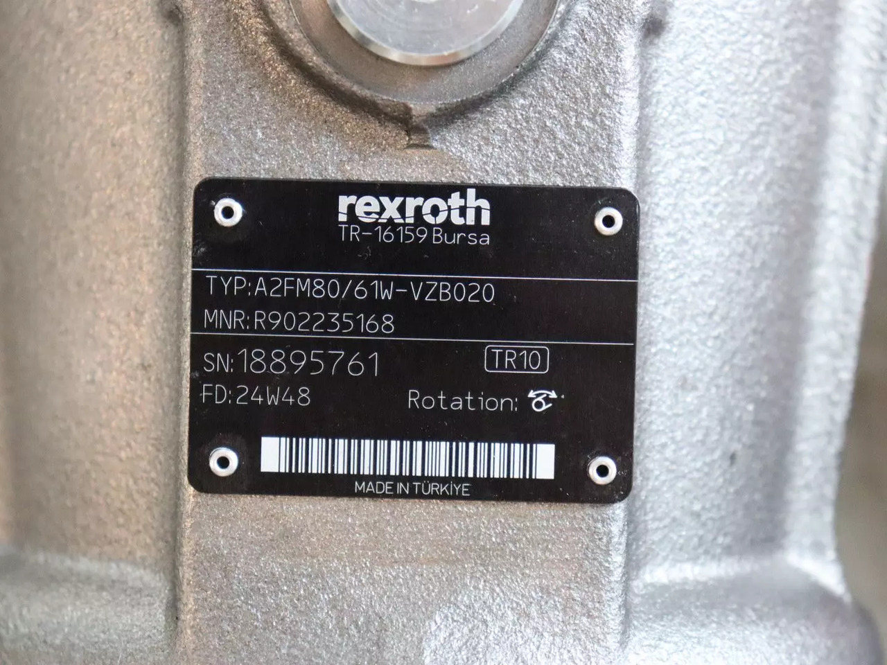 REXROTH A2FM80/61W-VZB020 - Hidraulinis variklis - Statybinė technika: foto 4 REXROTH A2FM80/61W-VZB020 - Hidraulinis variklis - Statybinė technika: foto 4