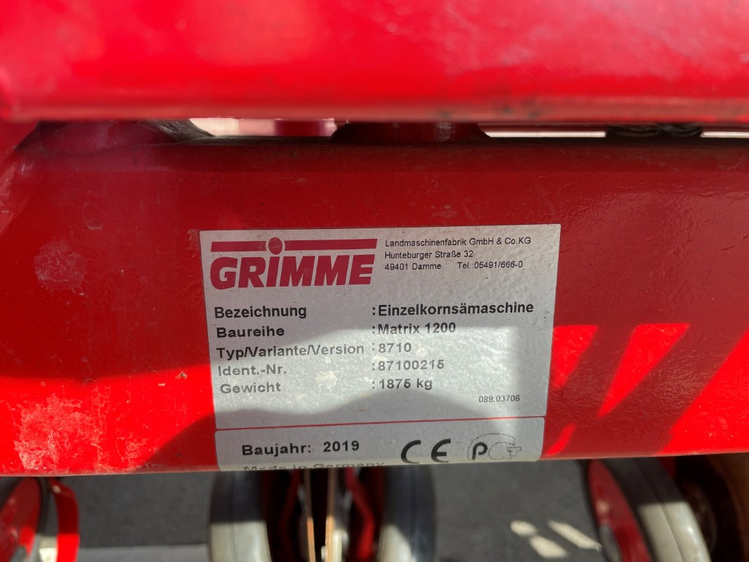 Sėjamoji Grimme MATRIX 1200: foto 22