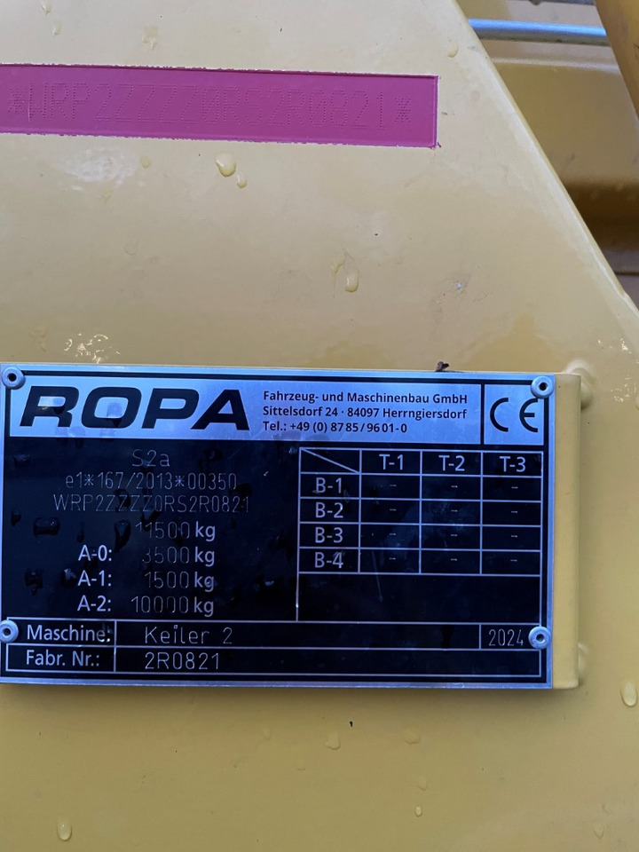 ROPA KEILER 2 4TG - Kombainas: foto 2 ROPA KEILER 2 4TG - Kombainas: foto 2