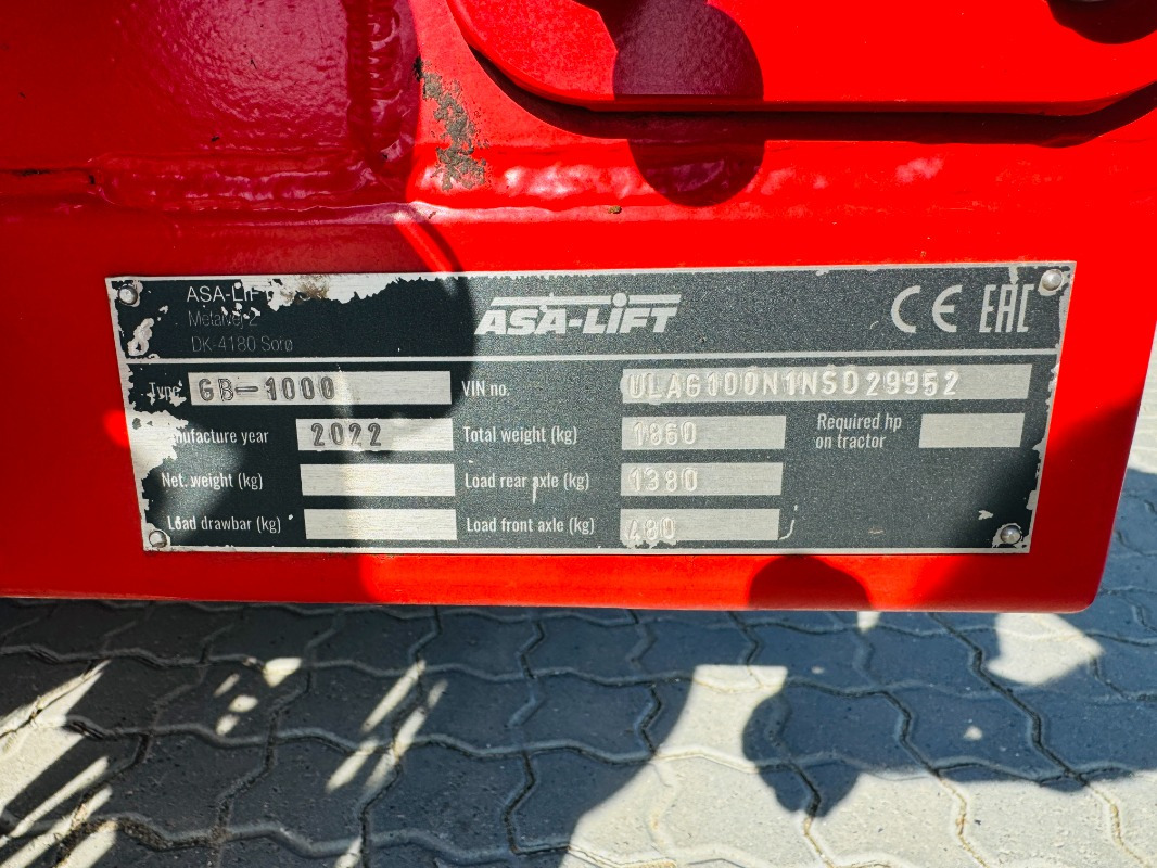 ASA-Lift GB-1000 - Vynuogių derliaus nuėmimo mašinos: foto 2 ASA-Lift GB-1000 - Vynuogių derliaus nuėmimo mašinos: foto 2