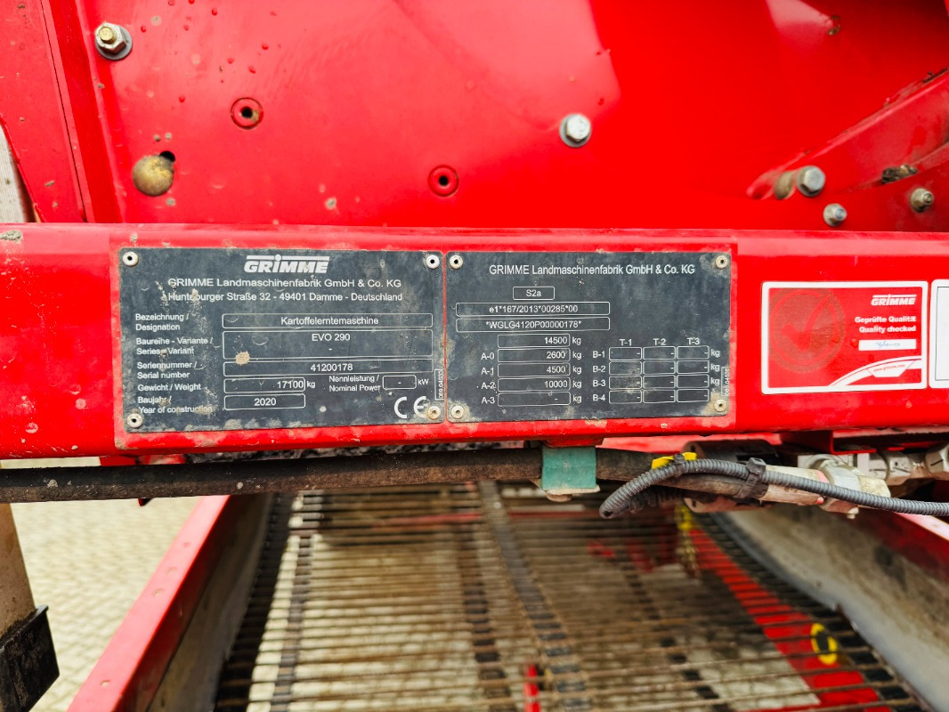 GRIMME EVO 290 AirSep - Bulvių kombainas: foto 2 GRIMME EVO 290 AirSep - Bulvių kombainas: foto 2