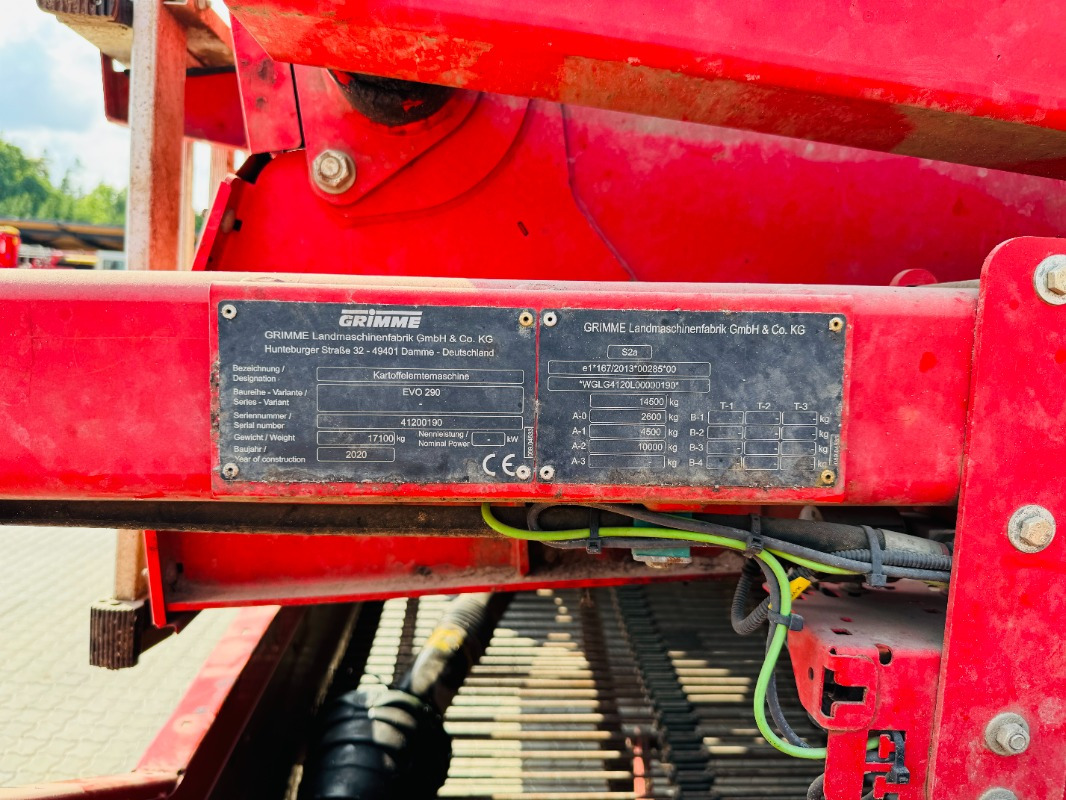 GRIMME EVO 290 AirSep - Bulvių kombainas: foto 2 GRIMME EVO 290 AirSep - Bulvių kombainas: foto 2
