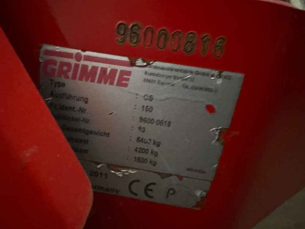 Grimme CS-150 RotaPower - Bulvių kombainas: foto 2 Grimme CS-150 RotaPower - Bulvių kombainas: foto 2