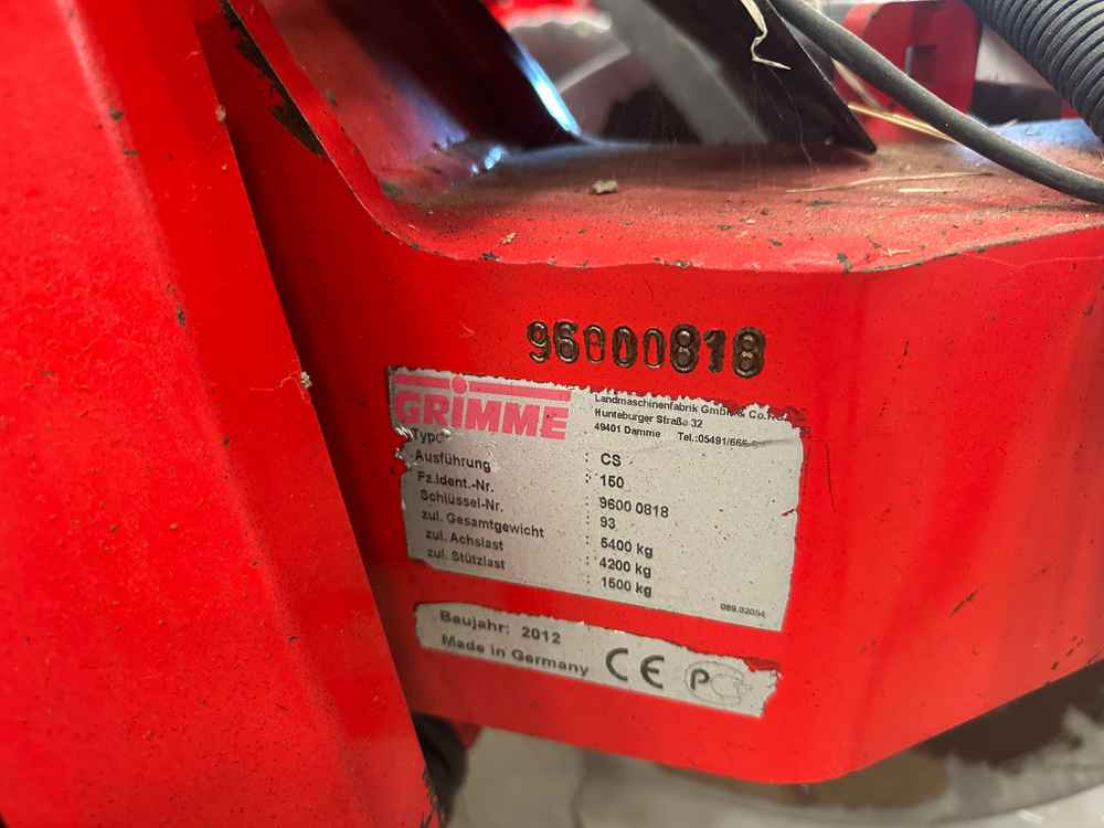 Grimme CS-150 RotaPower - Bulvių kombainas: foto 2 Grimme CS-150 RotaPower - Bulvių kombainas: foto 2