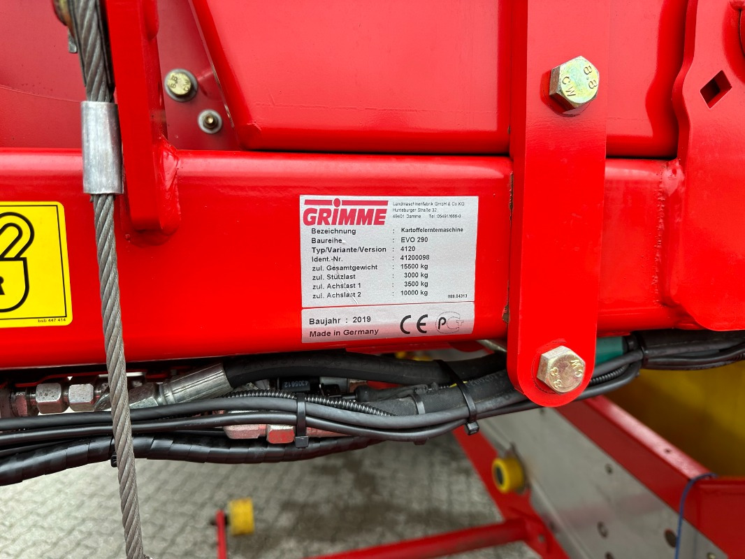 Grimme EVO 290 ClodSep - Kombainas: foto 2 Grimme EVO 290 ClodSep - Kombainas: foto 2