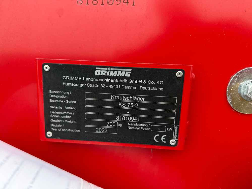 Grimme KS 75-2 - Kombainas: foto 2 Grimme KS 75-2 - Kombainas: foto 2