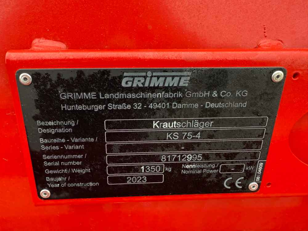 Grimme KS 75-4 - Kombainas: foto 2 Grimme KS 75-4 - Kombainas: foto 2