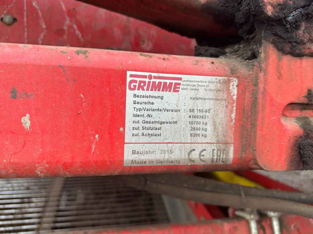 Grimme SE-150-60-NB - Kombainas: foto 2 Grimme SE-150-60-NB - Kombainas: foto 2