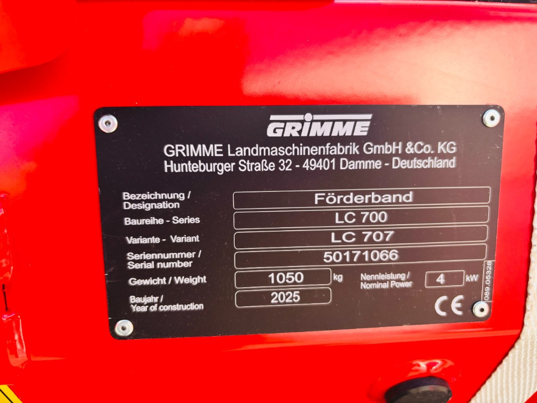 Grimme LC - Sandėliavimo įranga: foto 2 Grimme LC - Sandėliavimo įranga: foto 2