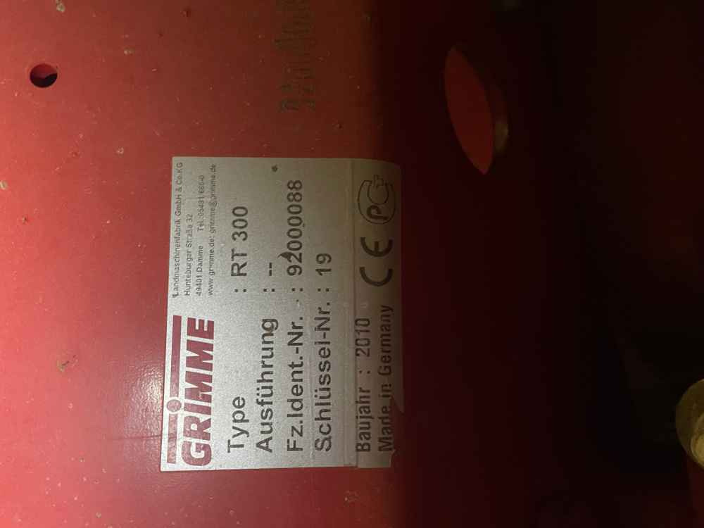 Kombainas Grimme RT 300: foto 14 Kombainas Grimme RT 300: foto 14