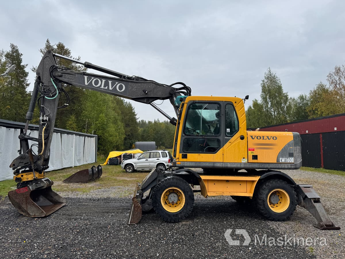 Hjulgrävare Volvo EW160B med tillbehör - Vikšrinis ekskavatorius: foto 2 Hjulgrävare Volvo EW160B med tillbehör - Vikšrinis ekskavatorius: foto 2