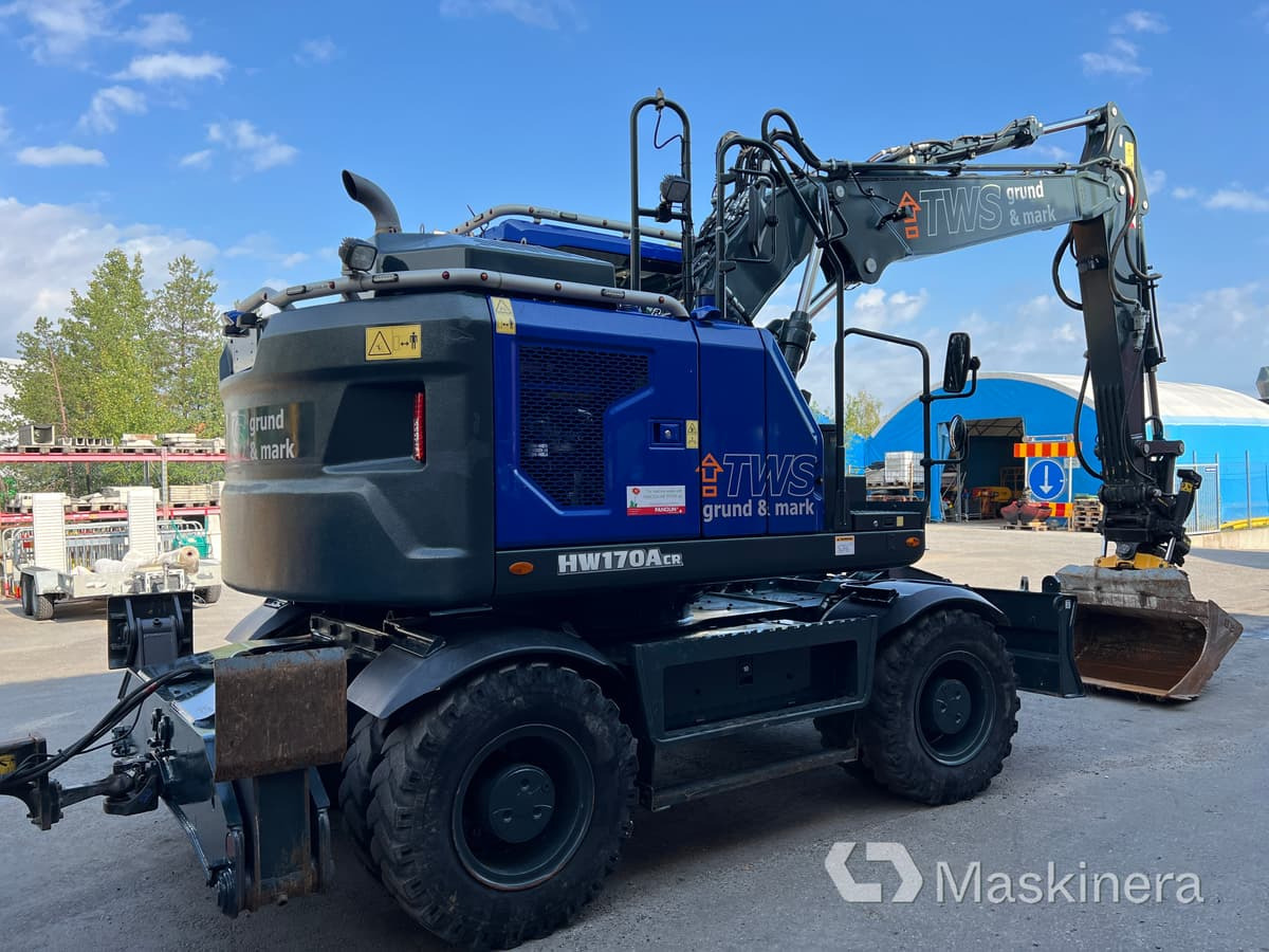 Hjulgrävare Hyundai HW170A CR med tillbehör - Vikšrinis ekskavatorius: foto 5 Hjulgrävare Hyundai HW170A CR med tillbehör - Vikšrinis ekskavatorius: foto 5