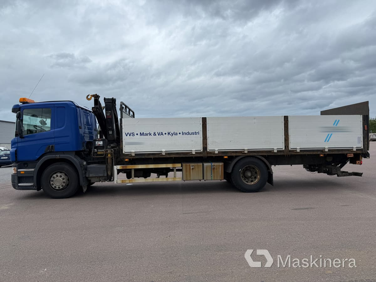 Kranbil Scania P320 - Platforminis/ Bortinis sunkvežimis, Sunkvežimis su kranu: foto 2 Kranbil Scania P320 - Platforminis/ Bortinis sunkvežimis, Sunkvežimis su kranu: foto 2